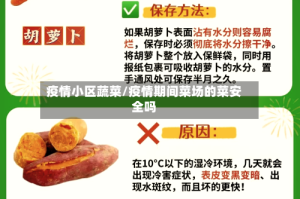 疫情小区蔬菜/疫情期间菜场的菜安全吗