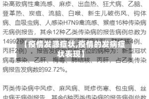 【疫情发源症状,疫情的发病症状表现】