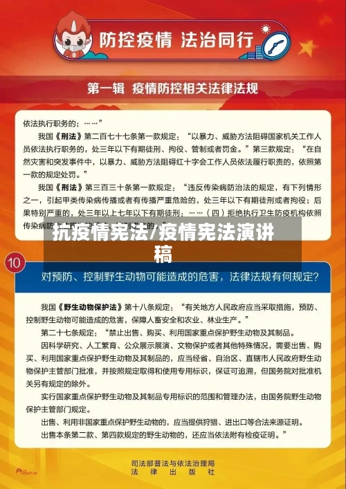 抗疫情宪法/疫情宪法演讲稿-第1张图片