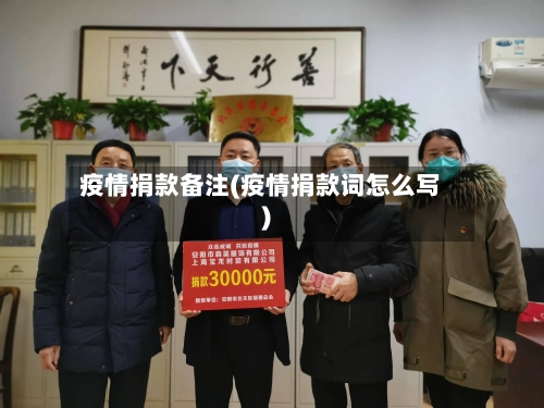 疫情捐款备注(疫情捐款词怎么写)-第3张图片
