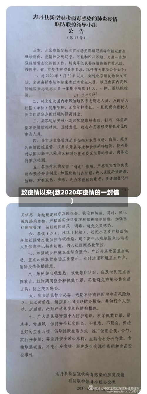致疫情以来(致2020年疫情的一封信)-第1张图片