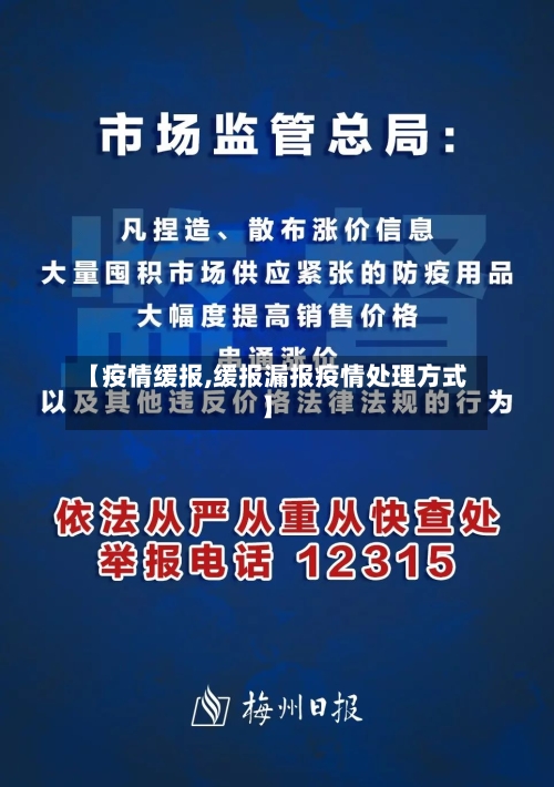 【疫情缓报,缓报漏报疫情处理方式】-第3张图片